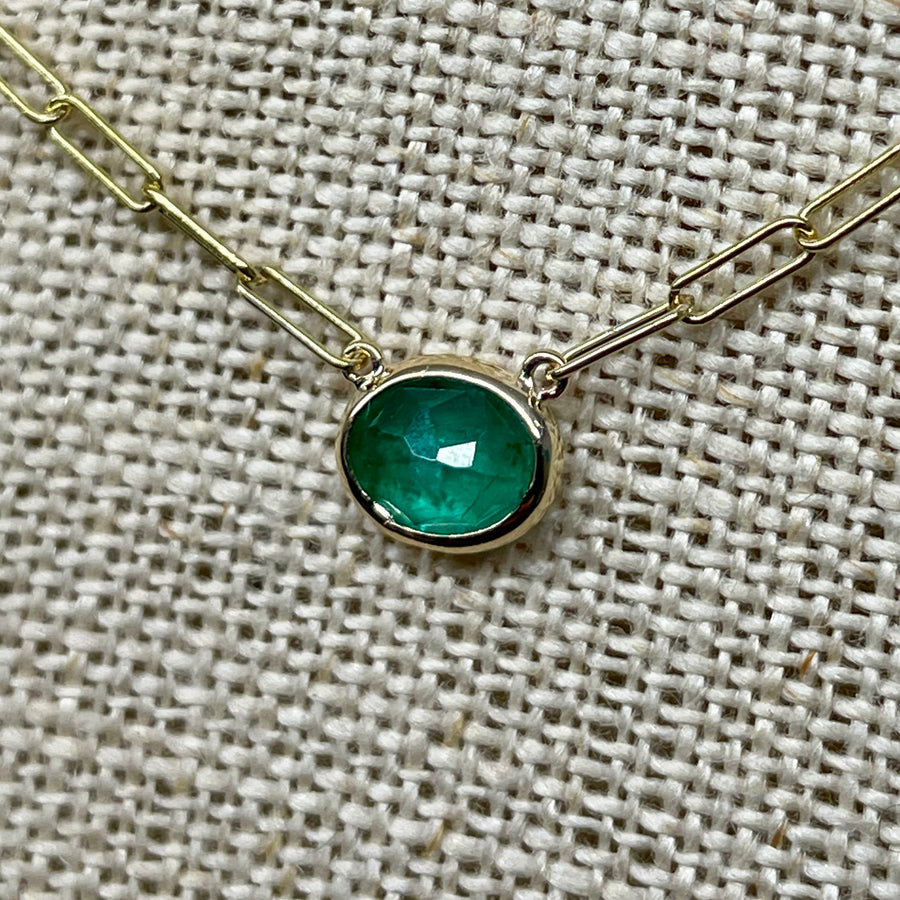 Vintage Emerald Necklace