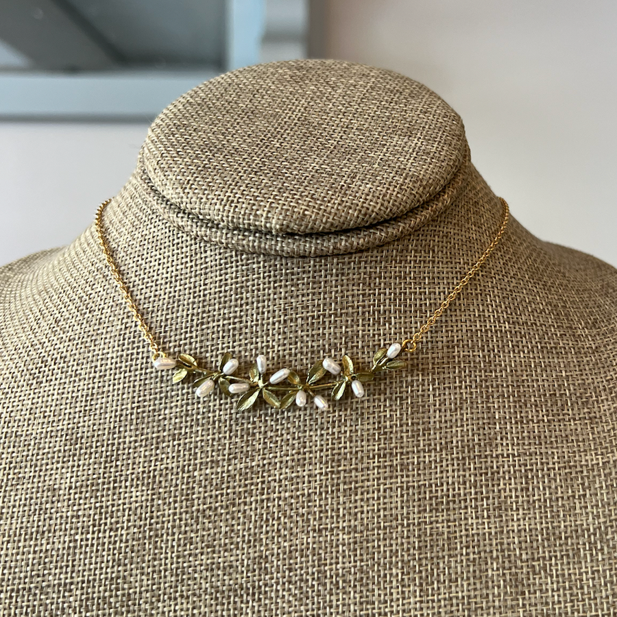 Flowering Thyme Bar Necklace