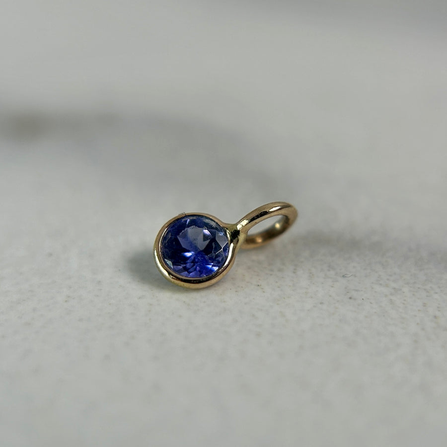 18ky Birthstone Gem Charm