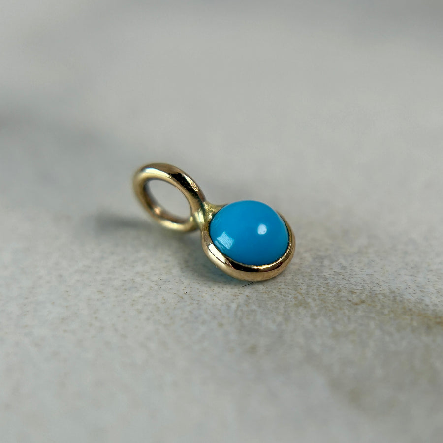 18ky Birthstone Gem Charm