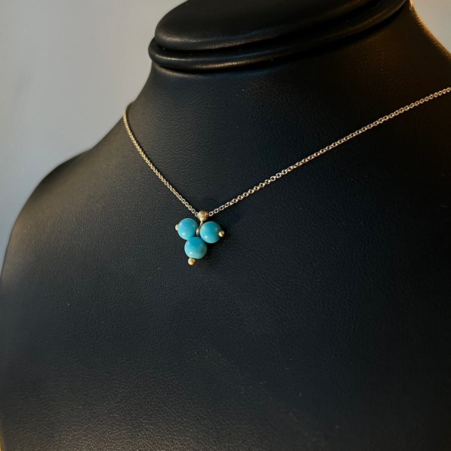 Turquoise Trinity Necklace