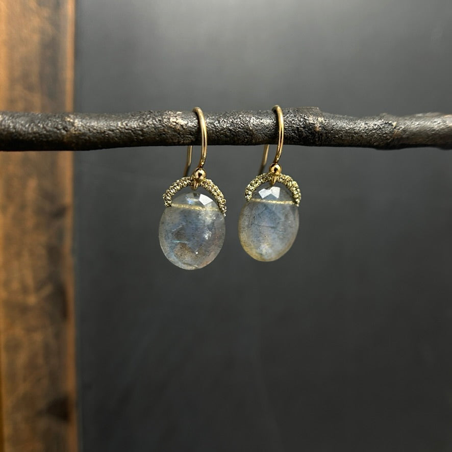 Labradorite Oval Drops