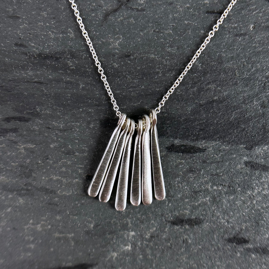 Six Small Needles Necklace