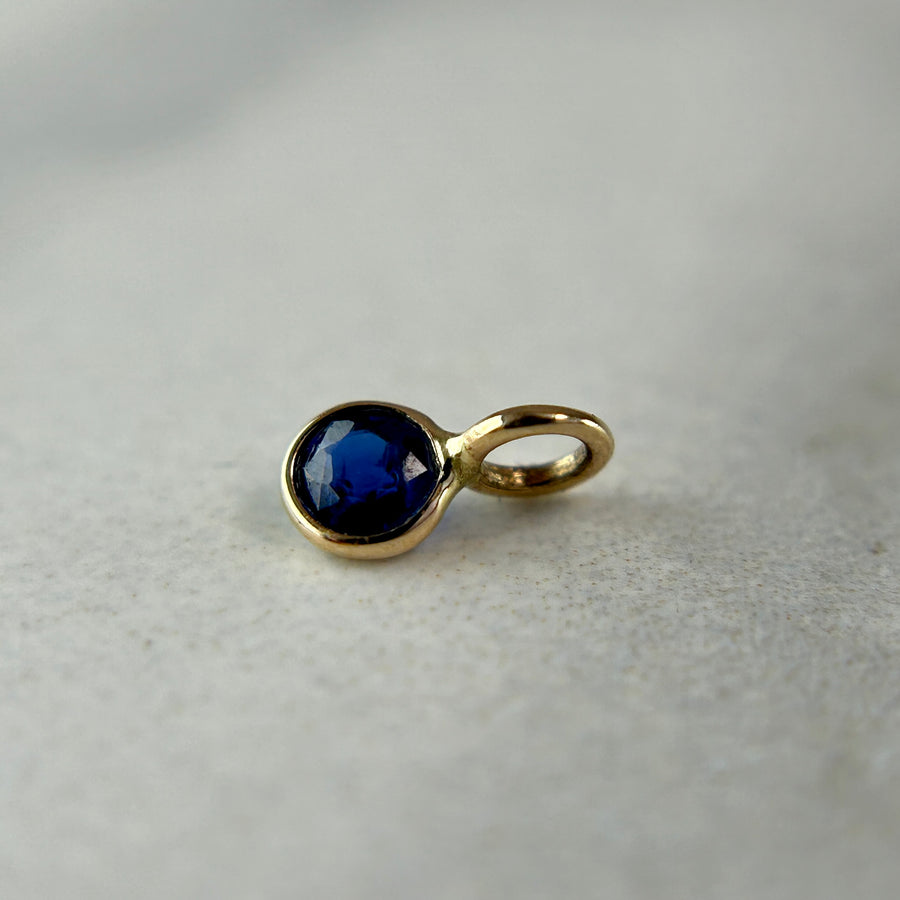 18ky Birthstone Gem Charm