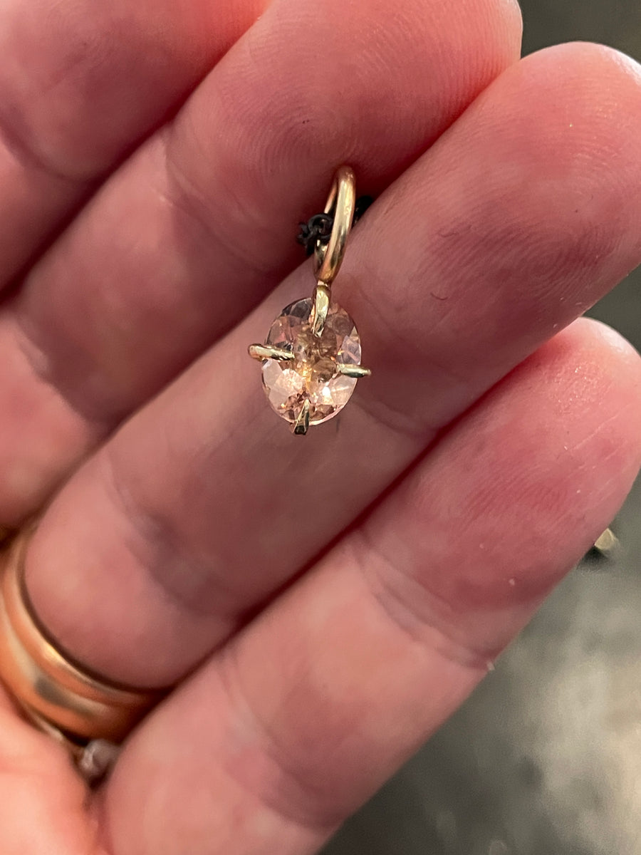 Imperial Topaz 4-Prong Charm