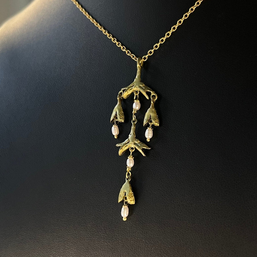 Burning Bush Pod Pendant