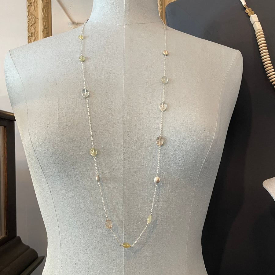 Springtime Aquamarine Necklace