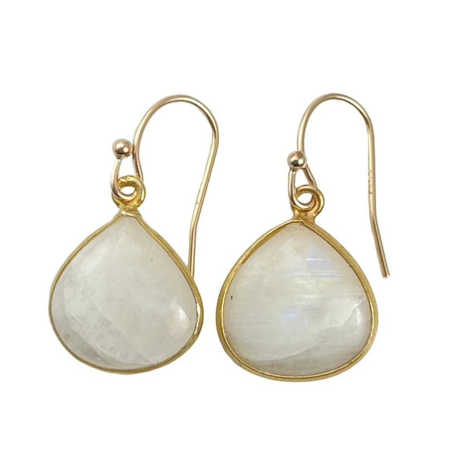 Moonstone Drop Earrings