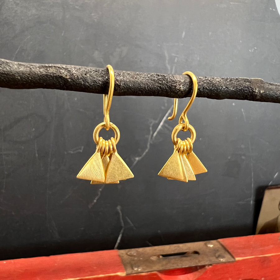 Triangle Dangle Earrings