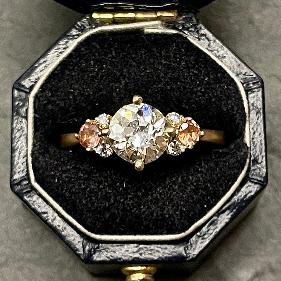 Antique Diamond Slipper Ring