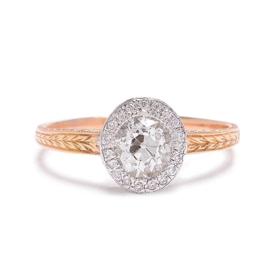 Oval Old Mine Diamond Ring - Lori McLean