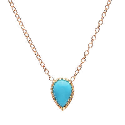 Turquoise Drop Necklace - Lori McLean