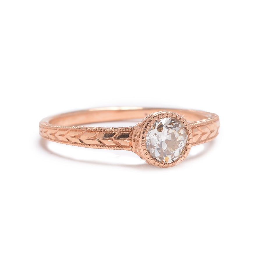 Tapered Solitaire Ring Setting - Lori McLean