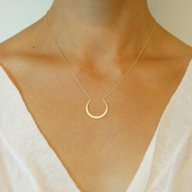 14k Fertile Moon Necklace(s)