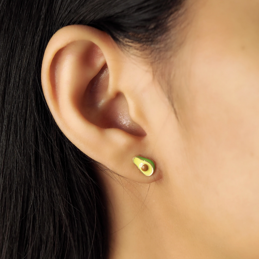 Enamel Avo Studs